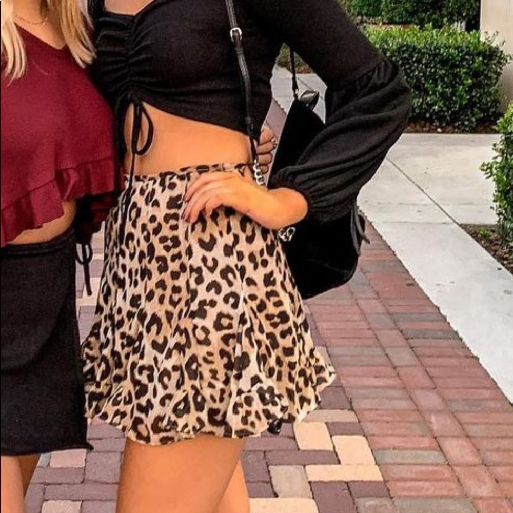 cheeta skirt